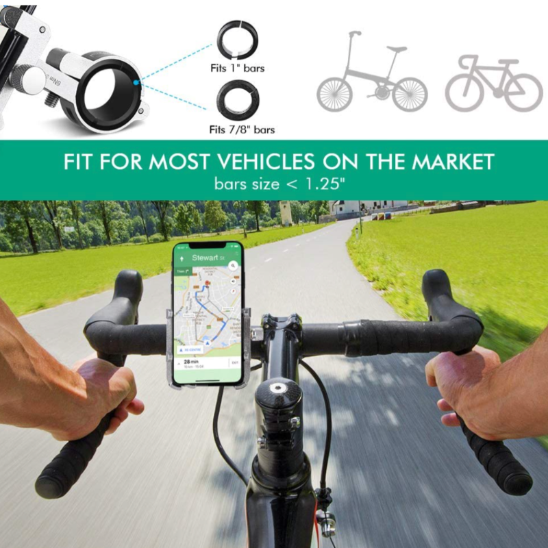Bicycle Cycle Bike Mount Handlebar Phone Holder Cradle HUAWEI MATE 10 PRO 