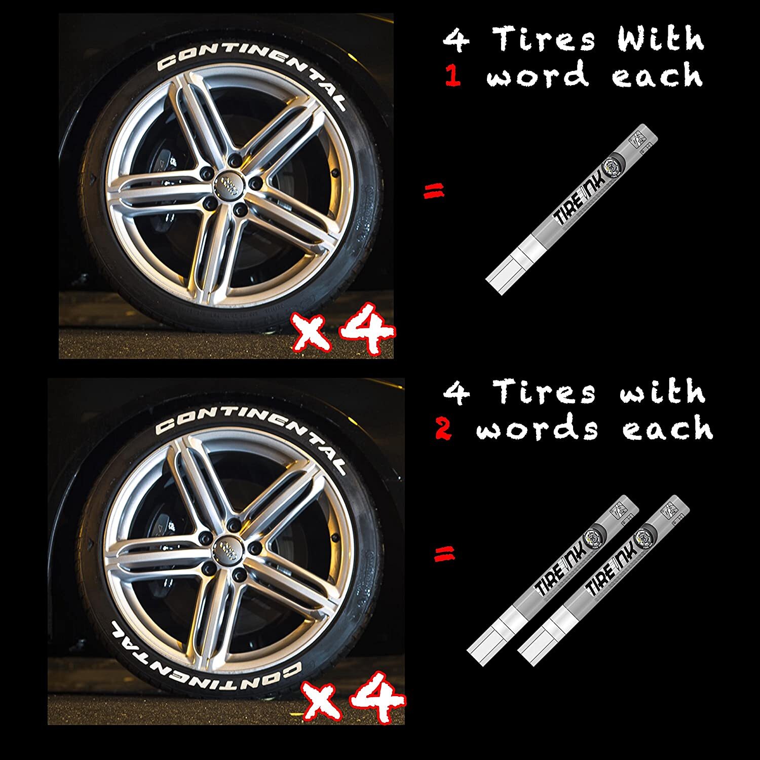Tyre Marker Paint Pen Car Scratch Remove Pen White Tyre Marker For Car  Tires Rubber Metal Water Based Ink Car Decoration - AliExpress