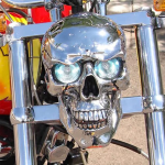 Upgraded Skull Headlight (with solar energy LED)