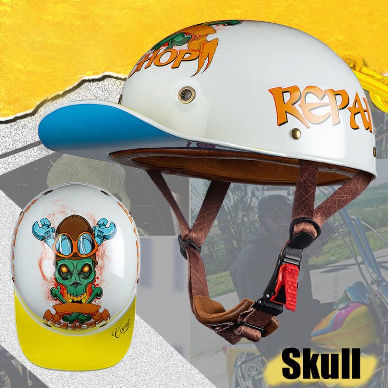 2024 DOT Approved Motorcycle Baseball Cap Helmet