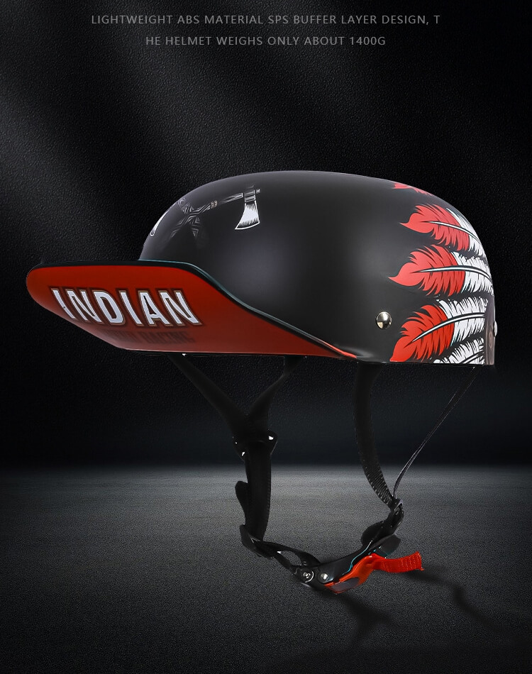 2023 New Fashion DOT Certified Baseball Motorcycle Helmet