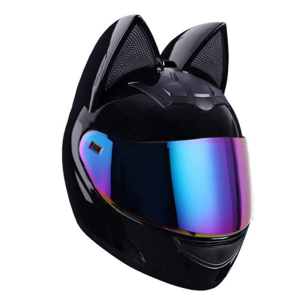 cat ear motorcycle helmet