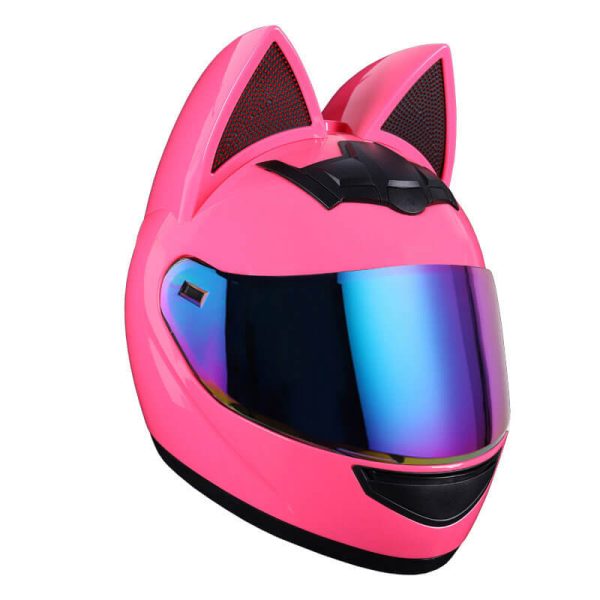 cat ear motorcycle helmet